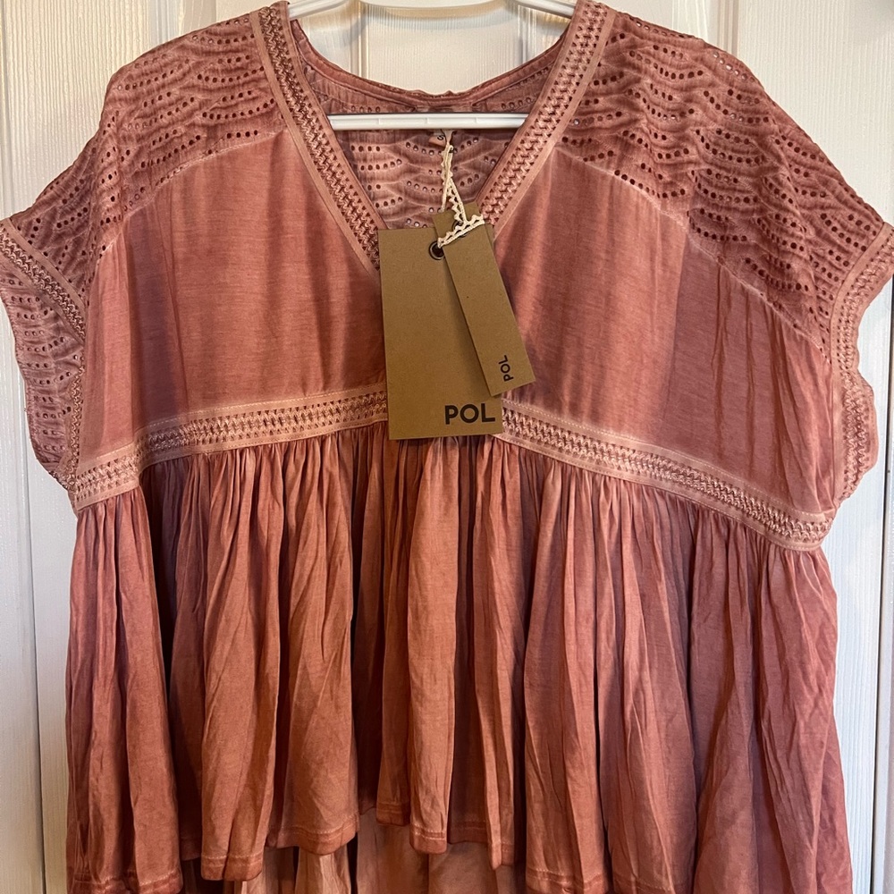 POL Women's Pink Top